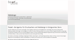 Desktop Screenshot of freiart.de