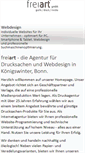 Mobile Screenshot of freiart.de